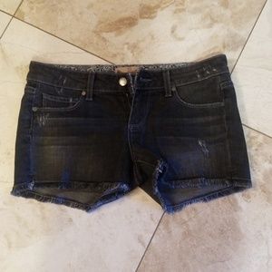 Paige distressed grey shorts size 26